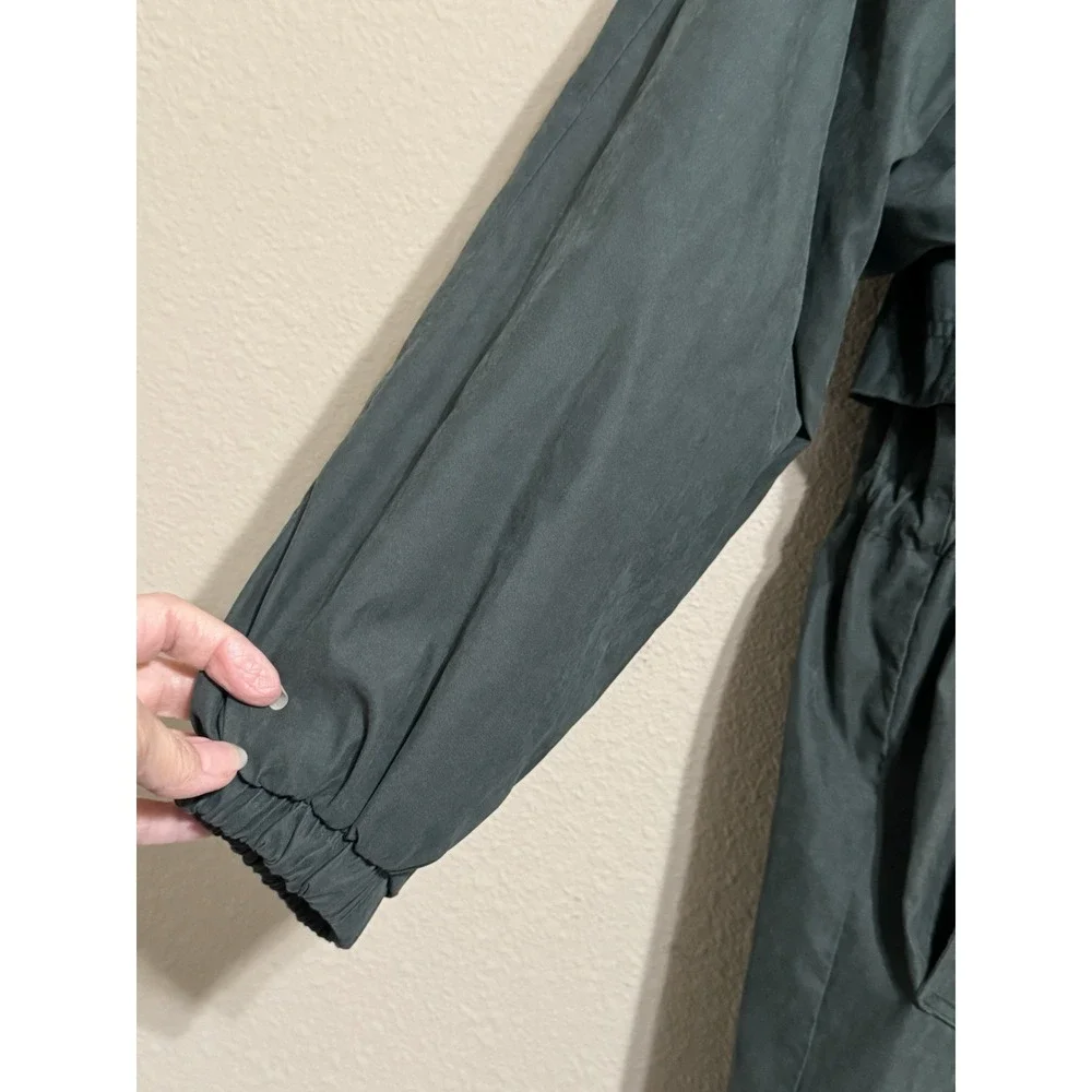 Y2K‎ Vintage Outbrook Womens Green Chore Coat L Full Zip & Button Vented